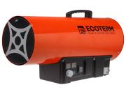 Нагреватель воздуха газ. Ecoterm GHD‑50T прям., 50 кВт, термостат, переносной (Мощность 50кВт, Производительность 872 м3/ч, Тип газа: Пропан, Термоста