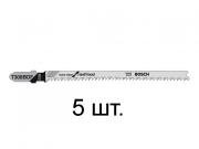 Пилка лобз. по дереву T308BOF (5 шт.) BOSCH (пропил криволинейный, тонкий, для точного реза, в т.ч. в твердой древисине)