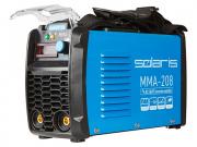 Инвертор сварочный SOLARIS MMA‑208 (230В; 20‑200 А; 65В; электроды диам. 1.6‑4.0 мм; вес 3.9 кг) [MMA‑208]