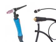 Горелка сварочная TIG WGT‑17V (4м, 150А, разъем 10‑25, вентиль) SOLARIS