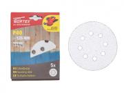 Шлифлист 125мм круг Р40 д/краски самосцепл. 8 отв. 5 шт. WORTEX                                       [WSD21040E519]