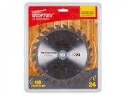 Диск пильный 190х30/20/16 мм 24 зуб. по дереву WORTEX    [CSD190T24W2011]
