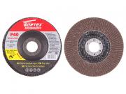 Круг лепестковый 125х22мм P40 плоск. WORTEX                                           [AFD125040F011]