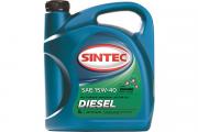 Масло SINTEC Супер SAE 10W‑40 API SG/CD канистра 5л/Motor oil 5liter can
