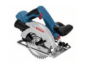 Аккум. циркулярная пила BOSCH GKS 18V‑57 в кор. (18.0 В, БЕЗ АККУМУЛЯТОРА, 165х20 мм, до 57 мм)