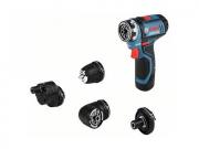 Аккум. дрель‑шуруповерт BOSCH GSR 12V‑15 FC L‑BOXX + набор насадок (12.0 В, 2 акк., 2.0 А/ч Li‑Ion, 2 скор., 30 Нм, шурупы до 7 мм)