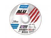Круг отрезной 125х1.0x22.2 мм для алюминия ALU NORTON (Для алюминия и цветных металлов)