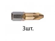 Насадка крестообразная PZ2 25мм  исп. MAXgrip (3шт)