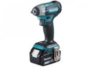 Аккум. ударный гайковерт MAKITA DTW 180 RFE в чем. (18.0 В, 2 акк., 3.0 А/ч Li‑Ion, посадочн. квадрат 3/8 ", 180 Нм, вес 1.2 кг)