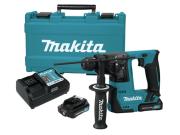 Аккум. перфоратор MAKITA HR 140 DWYE1 в кейсе + аксессуары (10.8 В, 2 акк., 1.5 А/ч Li‑Ion, 1.0 Дж, вес 1.9 кг,)