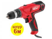Дрель‑шуруповерт WORTEX DR 1023 в кор. (400 Вт, патрон БЗП, 30 Нм, шурупы до 10 мм, сетевой шнур 6 м)