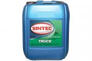 Масло Sintec TRUCK SAE 15W‑40 API CI‑4/SL канистра 20л/Motor oil 20l can