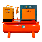 Компрессор винтовой Атом А11Е‑500 (10 бар, 1500 л/мин, 11 кВт, 500л, IP23)