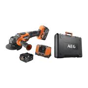 Углошлифмашина аккумуляторная AEG BEWS 18‑125BLPX2‑502C