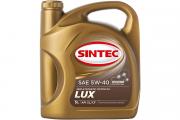 Масло SINTEC Люкс SAE 5W‑40 API SL/CF канистра 5л/Motor oil 5l can