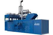 Газопоршневая электростанция TSS GE‑1000 контейнерного исполнения