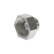 Резьбовой соединитель НР 9 R1/4" ‑BР G1/8". никелир. латунь