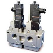 3/2‑Сдвоенный пневмораспределитель G3/4" 24VDC SMC VG342‑5DZ‑06F‑X87