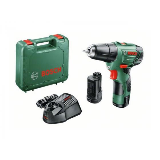 Аккум. дрель-шуруповерт BOSCH EasyDrill 12-2 в чем. (12.0 В, 2 акк., 2.5 А/ч Li-Ion, 2 скор., 22 Нм, шурупы до 6 мм) [060397290X]