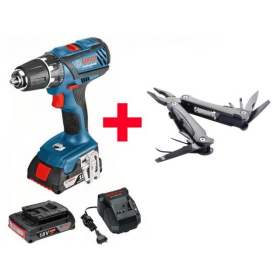 Аккумуляторная дрель-шуруповерт BOSCH GSR 18-2-LI PLUS