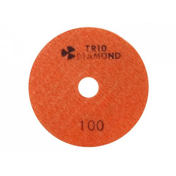 Алмазный гибкий шлифкруг "Черепашка" 100 № 100 (мокрая шл.) (TRIO-DIAMOND)