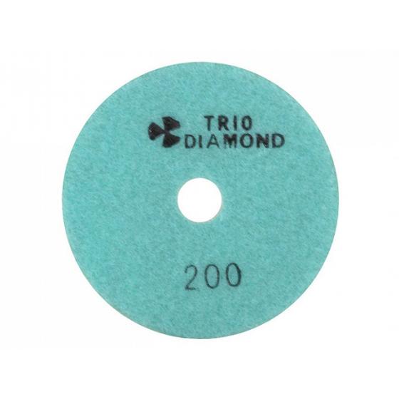 Алмазный гибкий шлифкруг "Черепашка" 100 № 200 (мокрая шл.) (TRIO-DIAMOND)