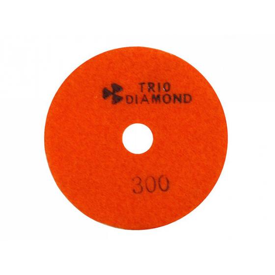 Алмазный гибкий шлифкруг "Черепашка" 100 № 300 (мокрая шл.) (TRIO-DIAMOND)