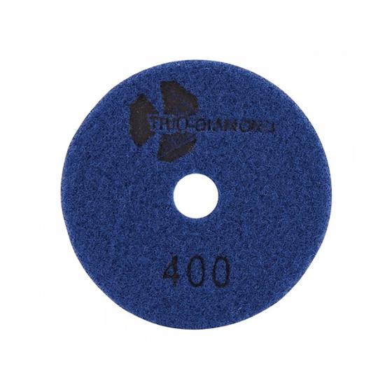 Алмазный гибкий шлифкруг "Черепашка" 100 № 400 (мокрая шл.) (TRIO-DIAMOND)