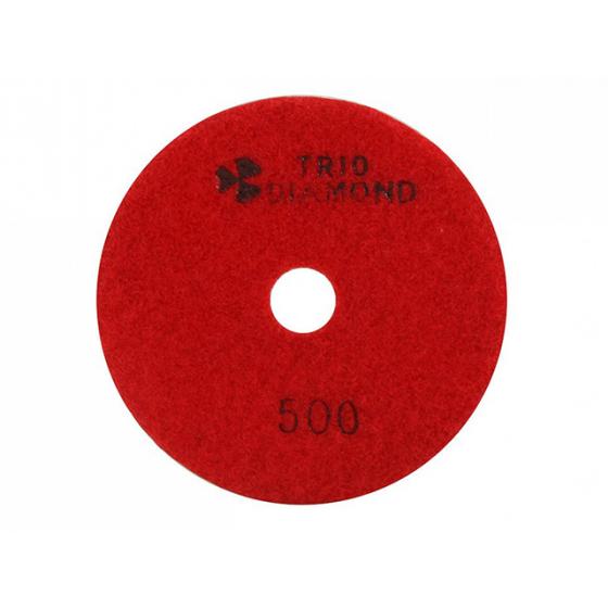 Алмазный гибкий шлифкруг "Черепашка" 100 № 500 (мокрая шл.) (TRIO-DIAMOND)