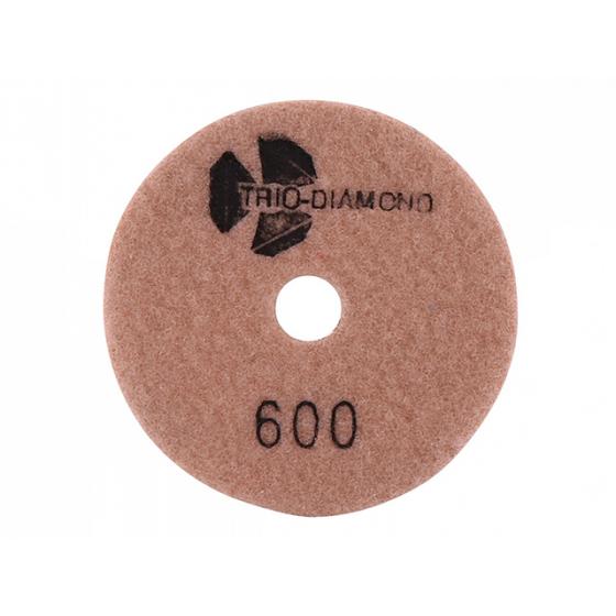 Алмазный гибкий шлифкруг "Черепашка" 100 № 600 (мокрая шл.) (TRIO-DIAMOND)