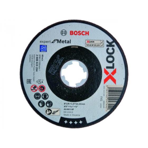 Круг отрезной 125х1.6x22.2 мм для металла X-LOCK Expert for Metal BOSCH