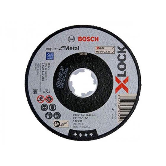 Круг отрезной 125х2.5x22.2 мм для металла X-LOCK Expert for Metal BOSCH