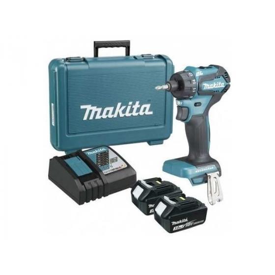 Аккум. шуруповерт MAKITA LXT DDF 083 RFE в чем. (18.0 В, 2 акк., 3.0 А/ч Li-Ion, 2 скор., 40 Нм,)