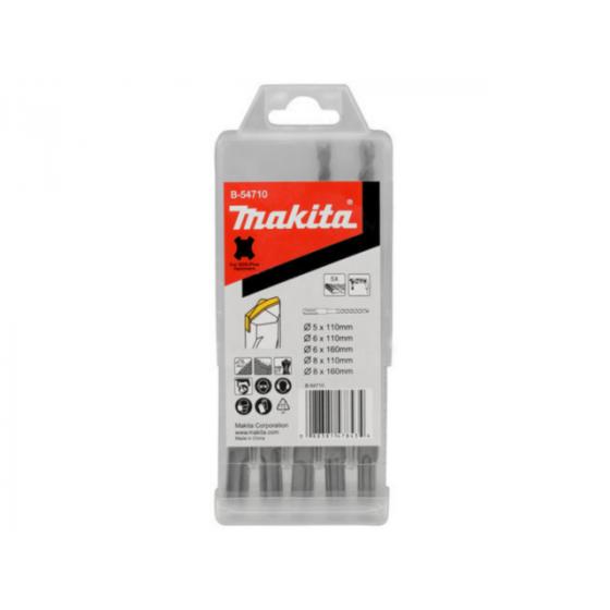 Набор буров SDS-plus CENTERING TIP MAKITA 5 шт (6х110 2шт, 8х160 2шт, 10х160 1шт)