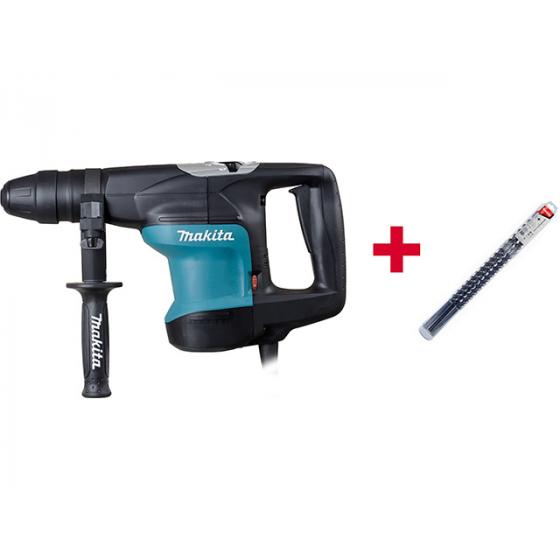 Перфоратор MAKITA HR 5202 C в чем. + Набор буров SDS-MAX 2 шт. MAKITA (P-52869)