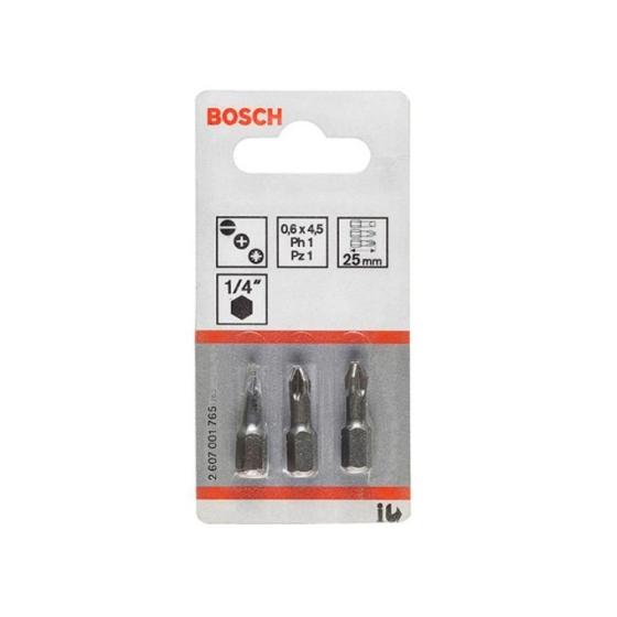 Набор бит шестигран. Ph1,2,3  25мм Bosch (2607001752)