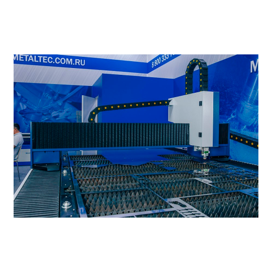 Оптоволоконный лазерный станок для резки металла MetalTec 1530S (RAYCUS3000W)