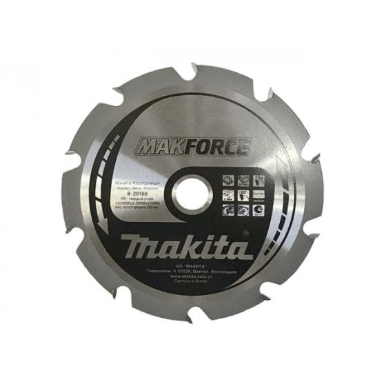 Диск пильный 165х20 мм 10 зуб. по дереву MAKFORCE MAKITA