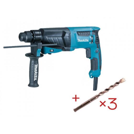 Перфоратор MAKITA HR 2630 в чем. + 3 бура SDS-Plus 6,8,10 DIAGER