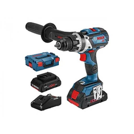 Аккум. дрель-шуруповерт BOSCH GSR 18V-110 C L-BOXX + АКЦИЯ(2 аккумулятора и зарядное) (18.0 В, 2 акк., 8.0 А/ч Li-Ion, 2 скор., 110 Нм, шурупы до 12 м