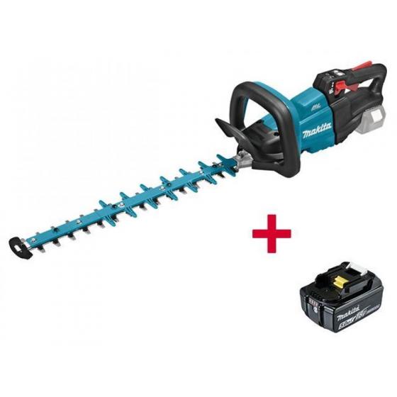 Аккум. кусторез MAKITA DUH 602 Z + АКЦИЯ (1 аккумулятор) (18.0 В, 1 акк., 5.0 А/ч, Li-Ion, длина ножа 60 мм, шаг ножа: 23 мм, вес 4.0 кг)
