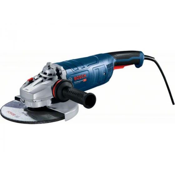 Двуручная углошлифмашина BOSCH GWS 24-230 в кор. (2400 Вт, диск 230х22 мм, вибро, без регул. об.)