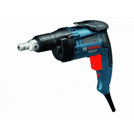 Шуруповерт BOSCH GSR 6-25 ТЕ в чем. (701 Вт, патрон внутр. шестигр. 1/4", 20 Нм, шурупы до 6 мм) [0601445000]