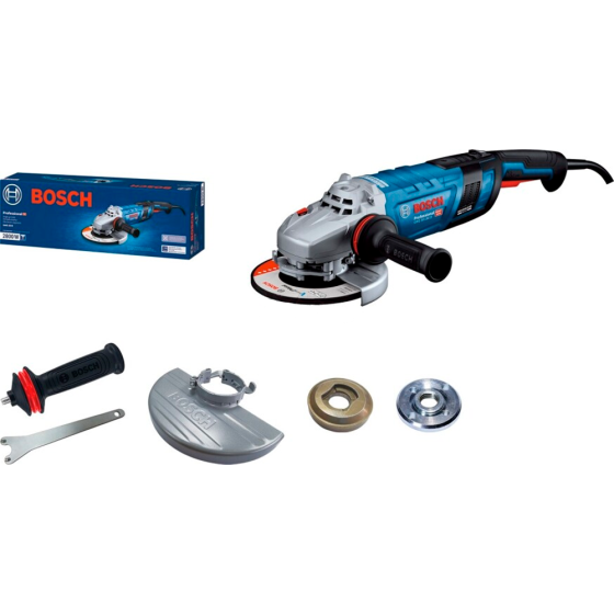 Одноручная углошлифмашина BOSCH GWS 30-180 B в кор. (2800 Вт, диск 180х22 мм)