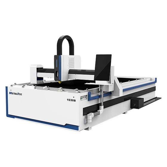 Оптоволоконный лазерный станок для резки металла MetalTec 1530B (MAXPHOTONICS3000W) 