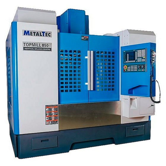 Вертикальный обрабатывающий центр с ЧПУ (Fanuc 0i-MF PLUS/12000 прямой привод/7,5/11 кВт/4-ось 250 мм) MetalTec TOPMILL 850F