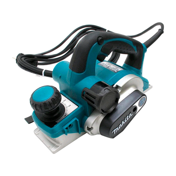 Рубанок электрический MAKITA KP 0810 K в кейсе + Фрезер кромочный MAKITA 3710 в кор. (арт. 3710) (900 Вт, шир. до 82 мм, глуб. до 4.0 мм)