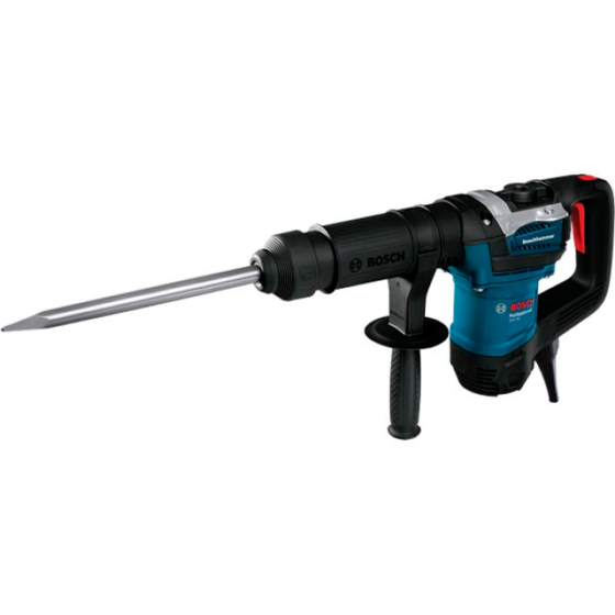 Отбойный молоток BOSCH GSH 501 (1100 Вт, 7.5 Дж, 2850 уд/мин, патрон SDS-MAX, вес 5.5 кг)