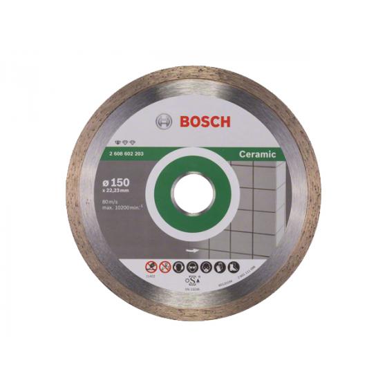 Алмазный круг 150х22 мм по керамике сплошн. STANDARD FOR CERAMIC BOSCH