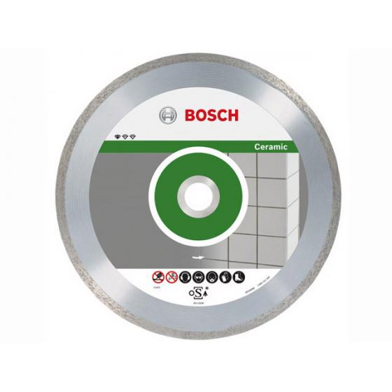 Алмазный круг 125х22 мм по керамике сплошн. STANDARD FOR CERAMIC BOSCH (сухая резка) - 2608602202